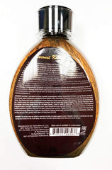Lotion being applied from Ed Hardy Coconut Kisses for deep moisture and rich tan