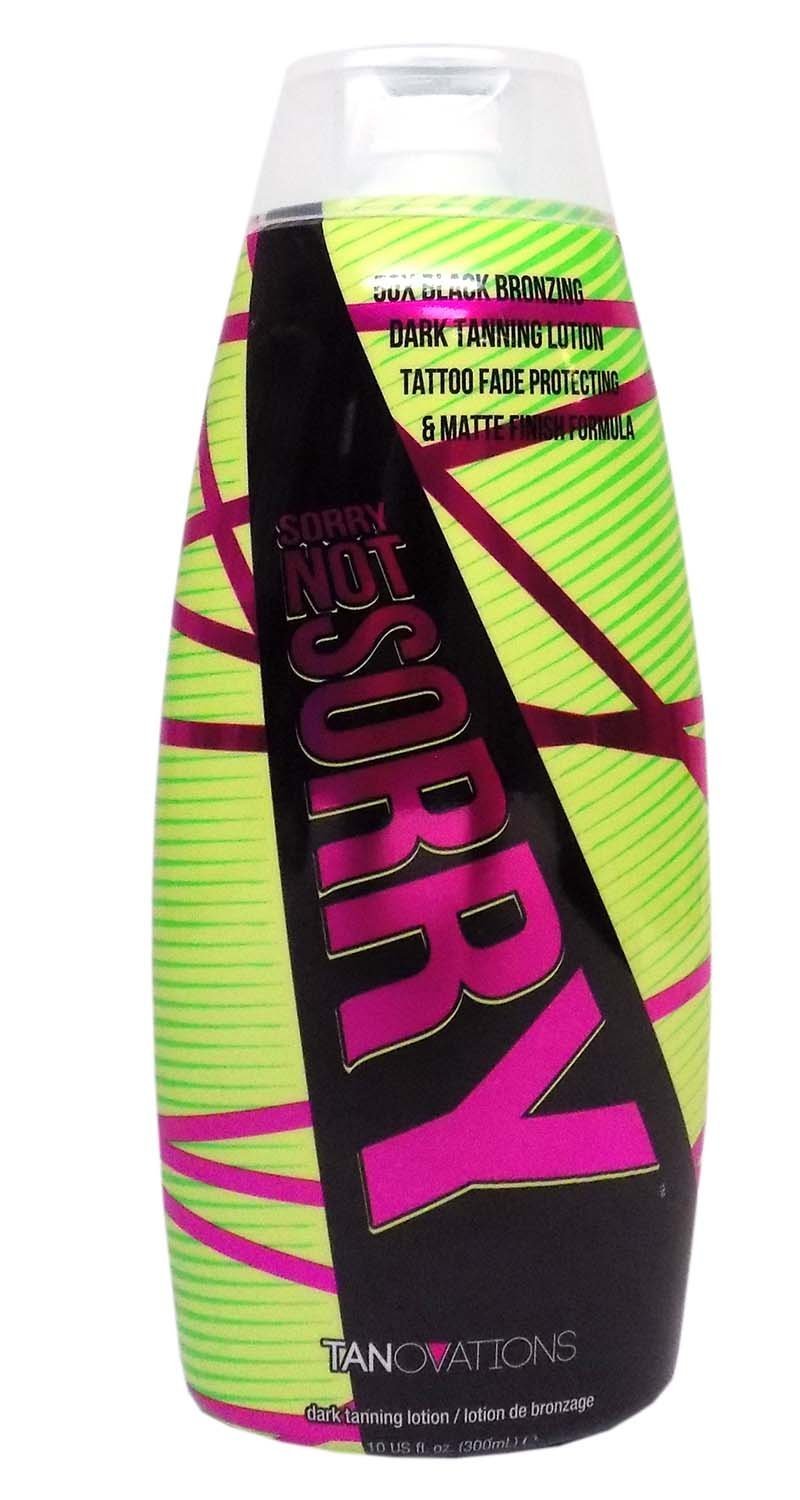 ED HARDY Sorry Not Sorry Extreme 50X bronceador negro en botella para un bronceado intenso y duradero