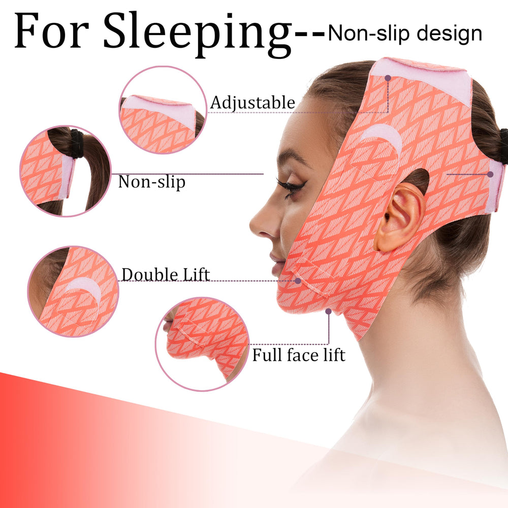 EDCBMB sleeping-friendly strap supports facial firmness during busy days