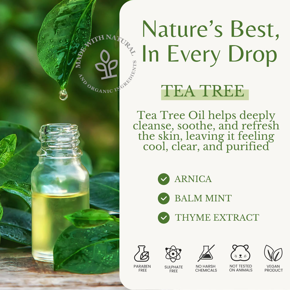 EDENIKA BOTANICALS aceite de árbol de té y arnica para alivio suave