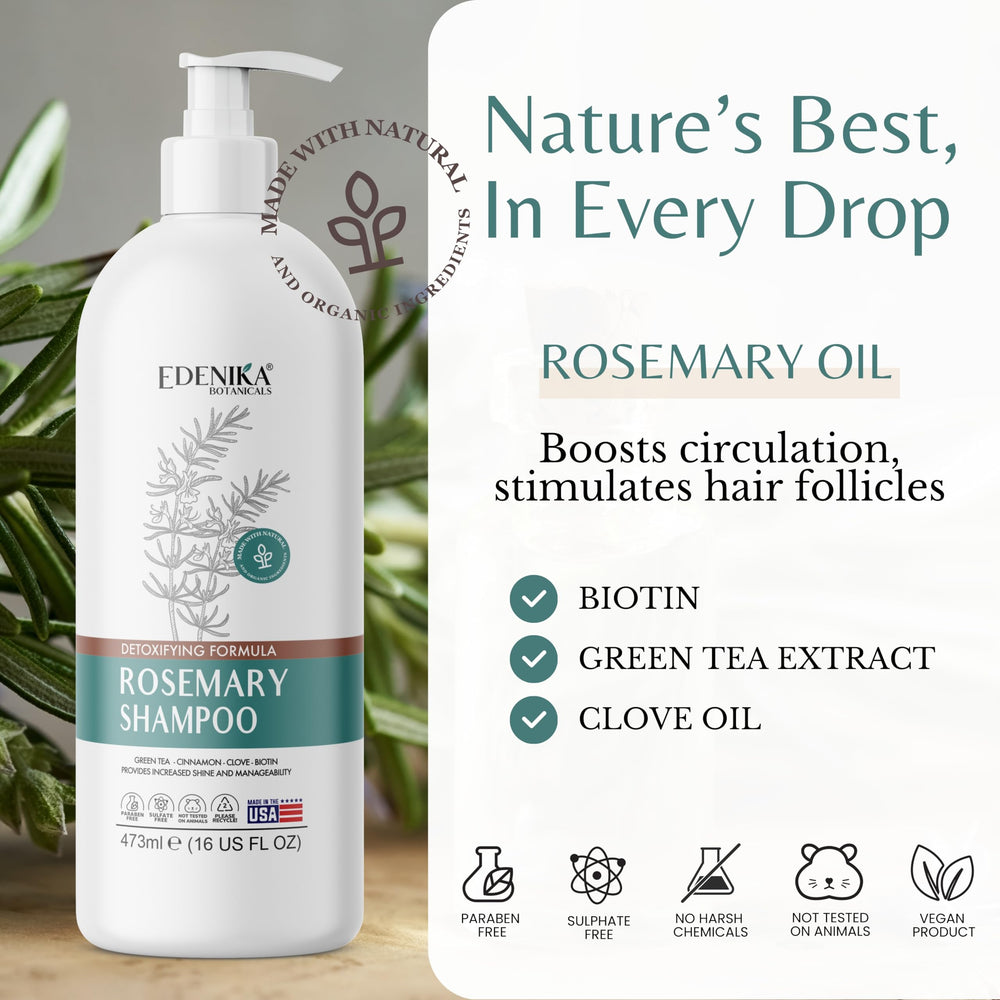 EDENIKA BOTANICALS cabello deshidratado, fórmula hidratante que recupera suavidad