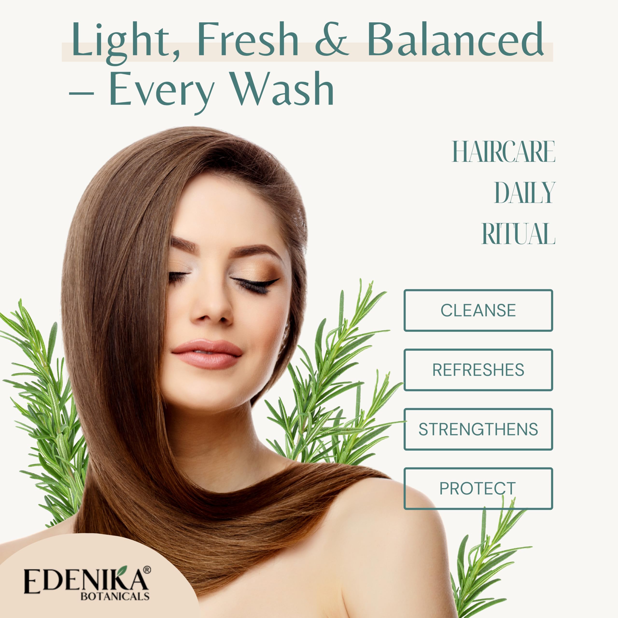 EDENIKA BOTANICALS aroma a romero durante la higiene