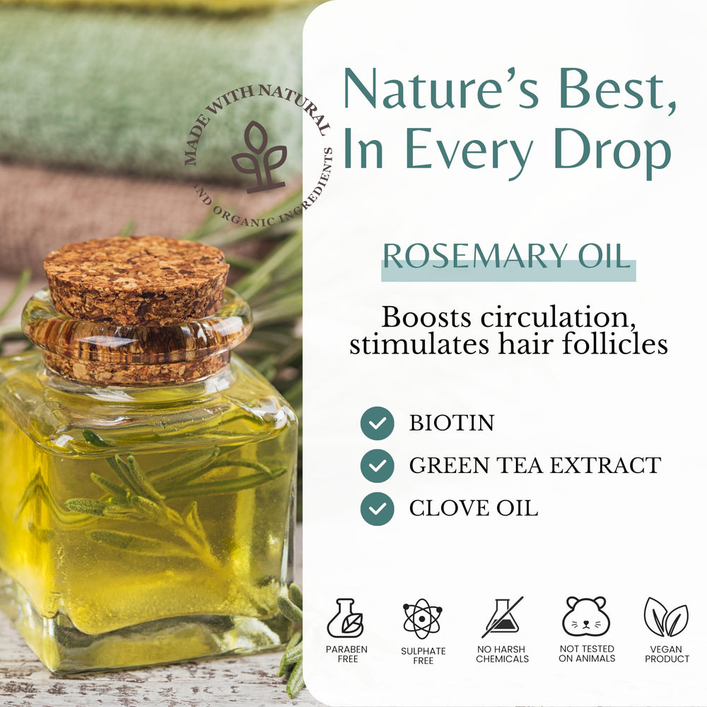 Edenika Botanicals Green tea cinnamon clove scent close-up hints detox scalp.