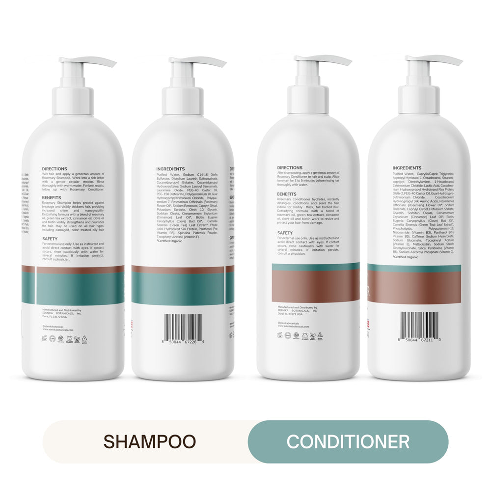 Edenika Botanicals Hair routine close-up illustrating healthier-looking strands.