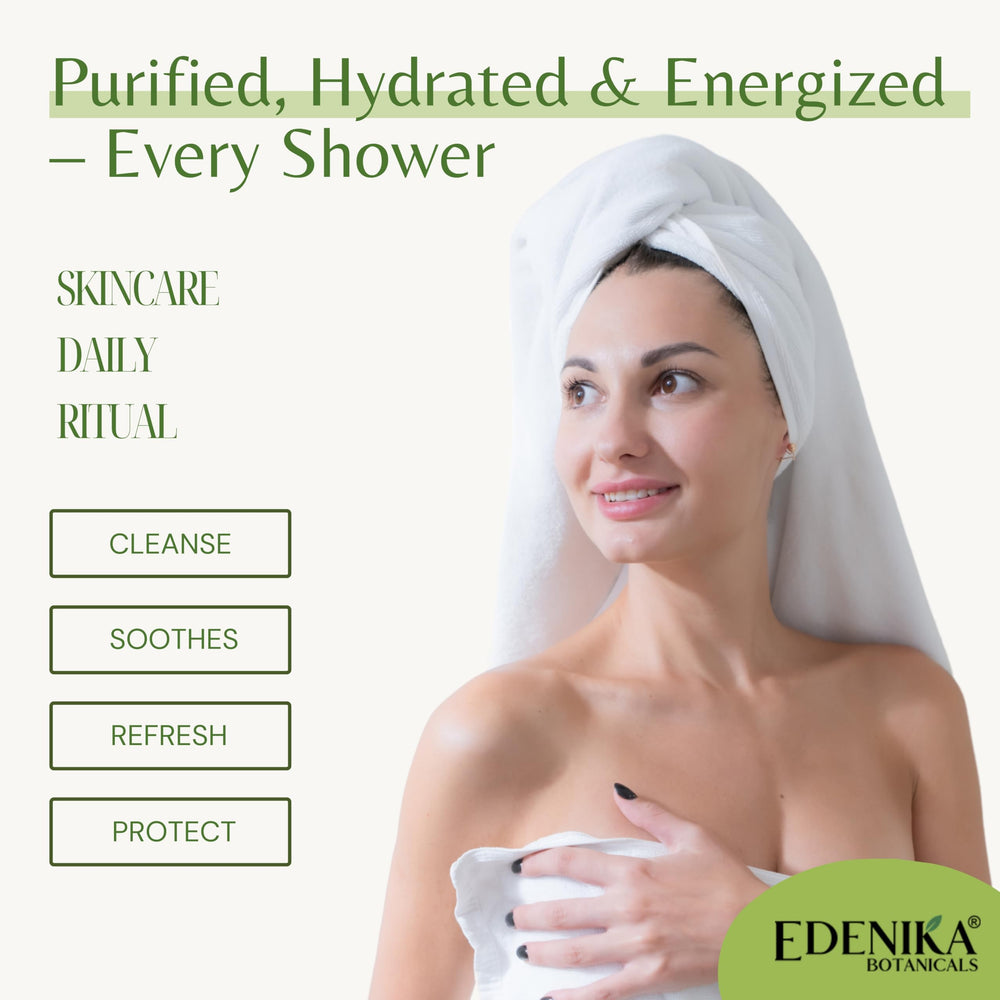 EDENIKA BOTANICALS piel limpia y fresca después del ejercicio diario