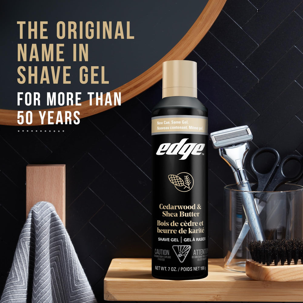 Edge Shave Gel lather-view showcases moisturizing formula in action