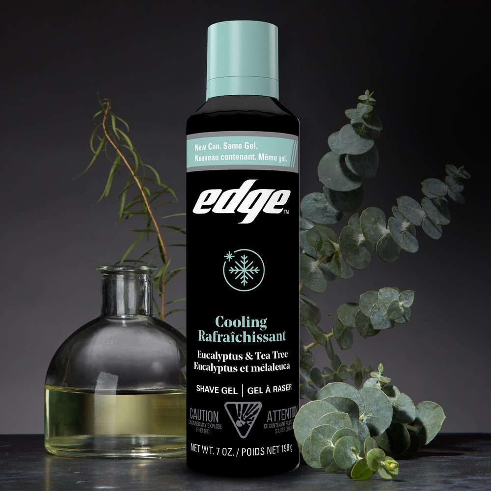 Edge Shave Gel cooling sensation evokes refreshing feel during shaving