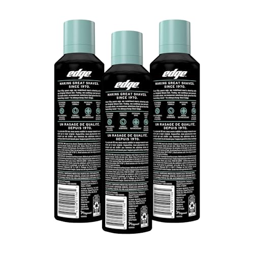Edge Shave Gel lather closeup demonstrates rich foam for smooth razor glide