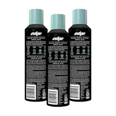 Edge Shave Gel lather closeup demonstrates rich foam for smooth razor glide