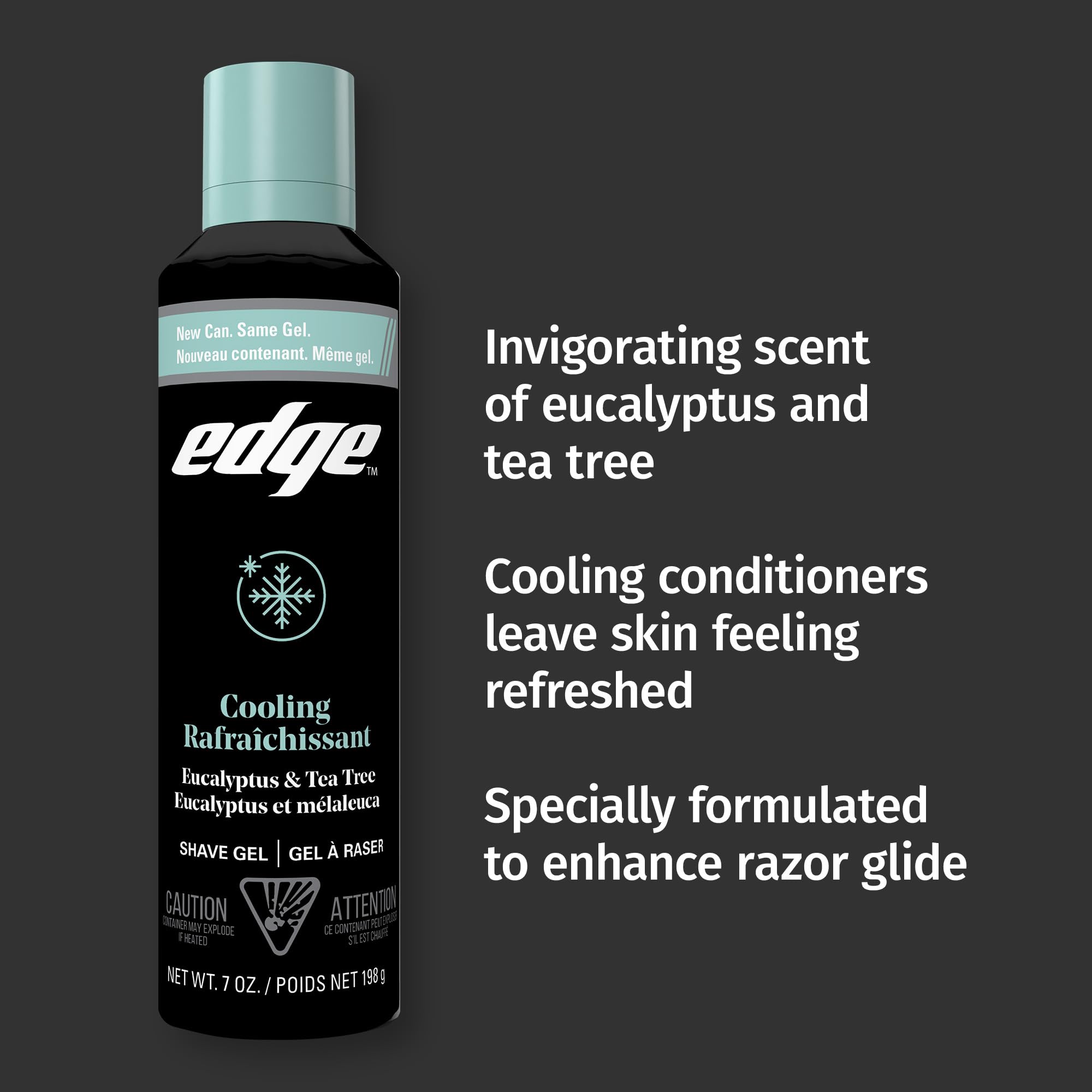 Edge Shave Gel packaging variety signals different packaging may appear