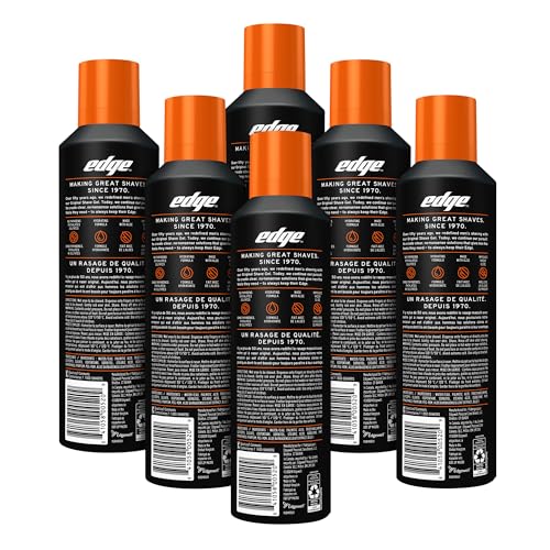 Edge shaving gel rich aloe formula moisturizes during shave