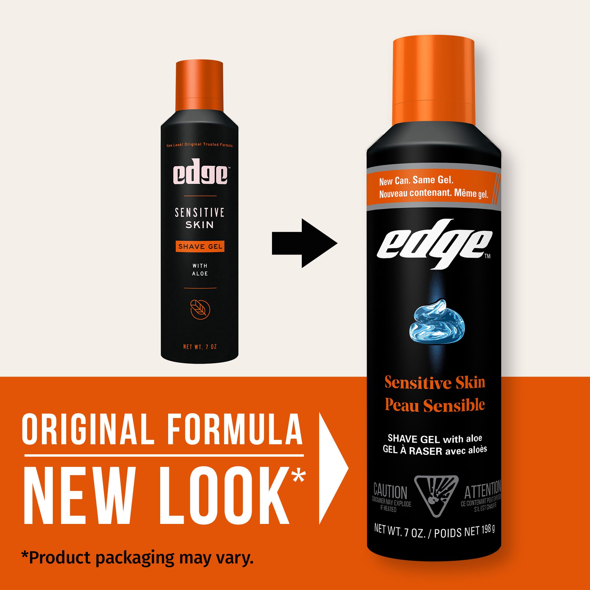 Edge shaving gel cooling conditioners refresh the skin
