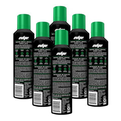 Edge Shaving Gel foamy dispense shows rich lather for a smooth shave.