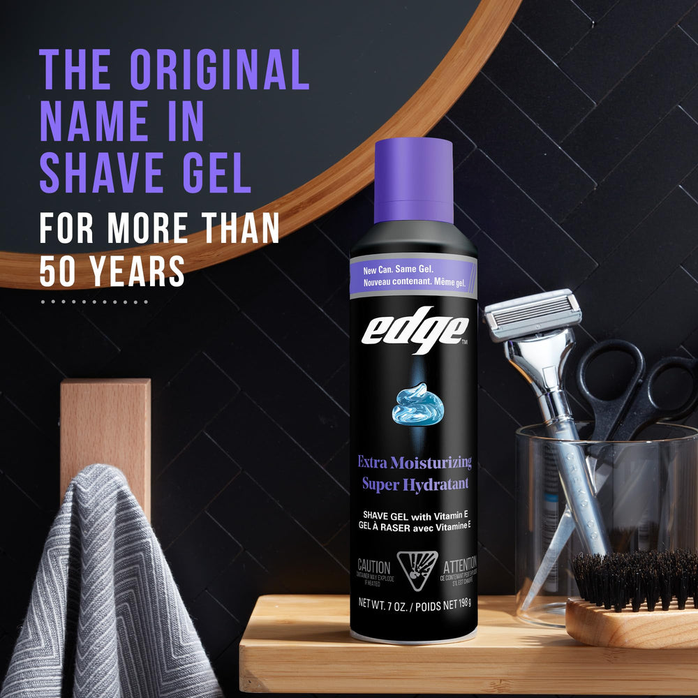 Edge shaving gel lather demonstrates smooth glide