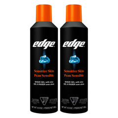 Edge shaving gel for men 9.5oz bottle pour enhances control for a smooth shave