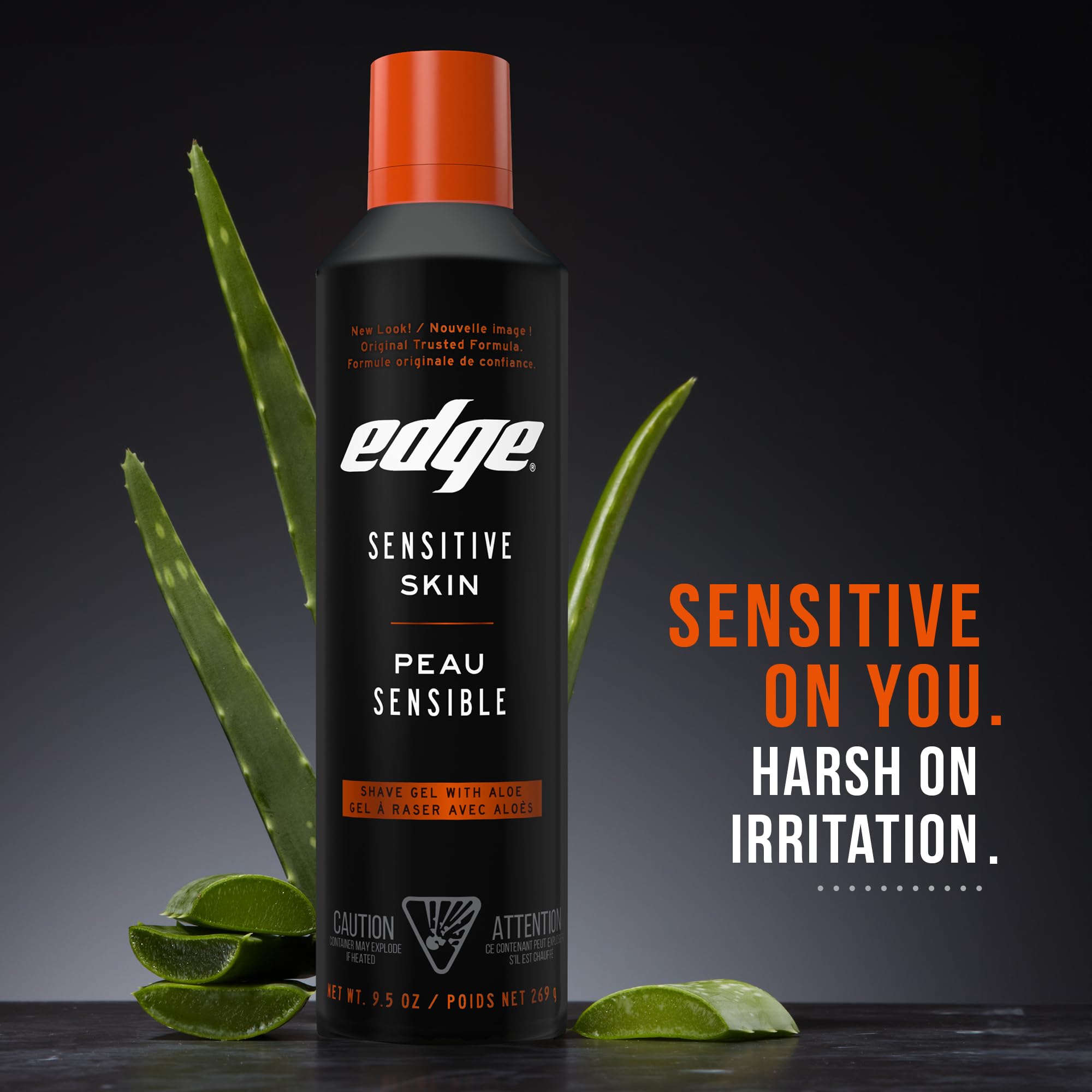 Edge shaving gel men aloe enriched formula moisturizes for a gentle razor glide
