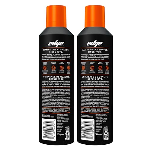 Edge shaving gel men foamy lather provides protective foam for sensitive skin