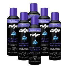 Edge shaving gel for men bottle with vitamin E, providing a smooth glide