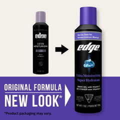 Edge shaving gel with vitamin E supports comfortable shave and moisture