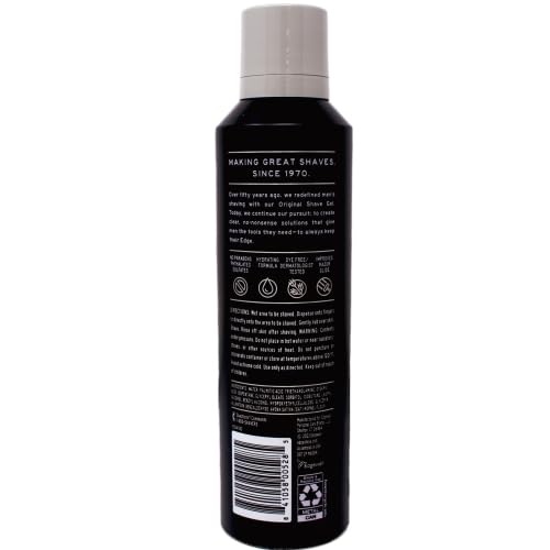 Gel on skin during shave from Edge Ultra Sensitive Shave Gel provides soothing protection.