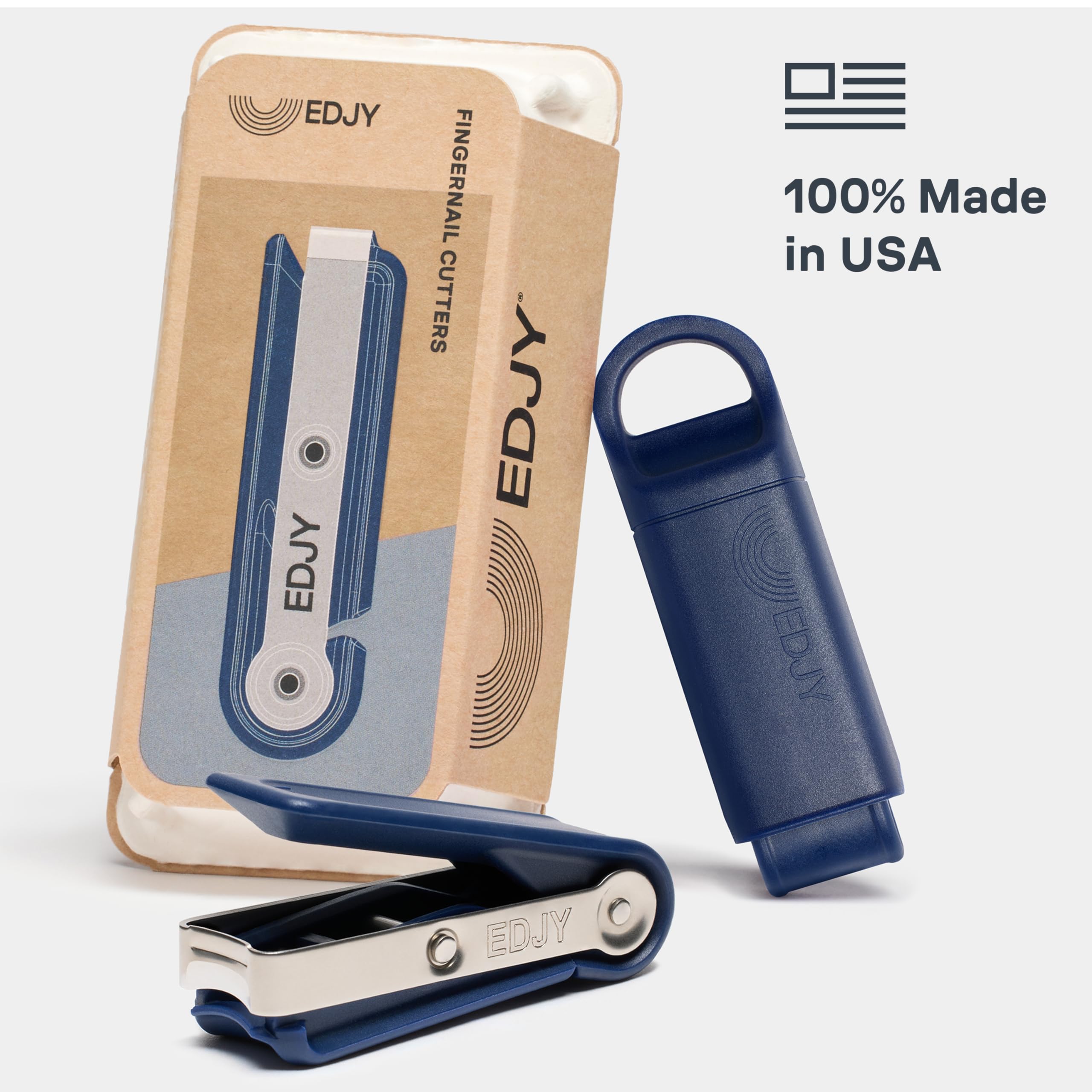EDJY fingernail cutter surgical-grade steel for lasting sharpness