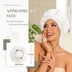 Gorra Edoneery para ducha, ligera y portable para viajar.