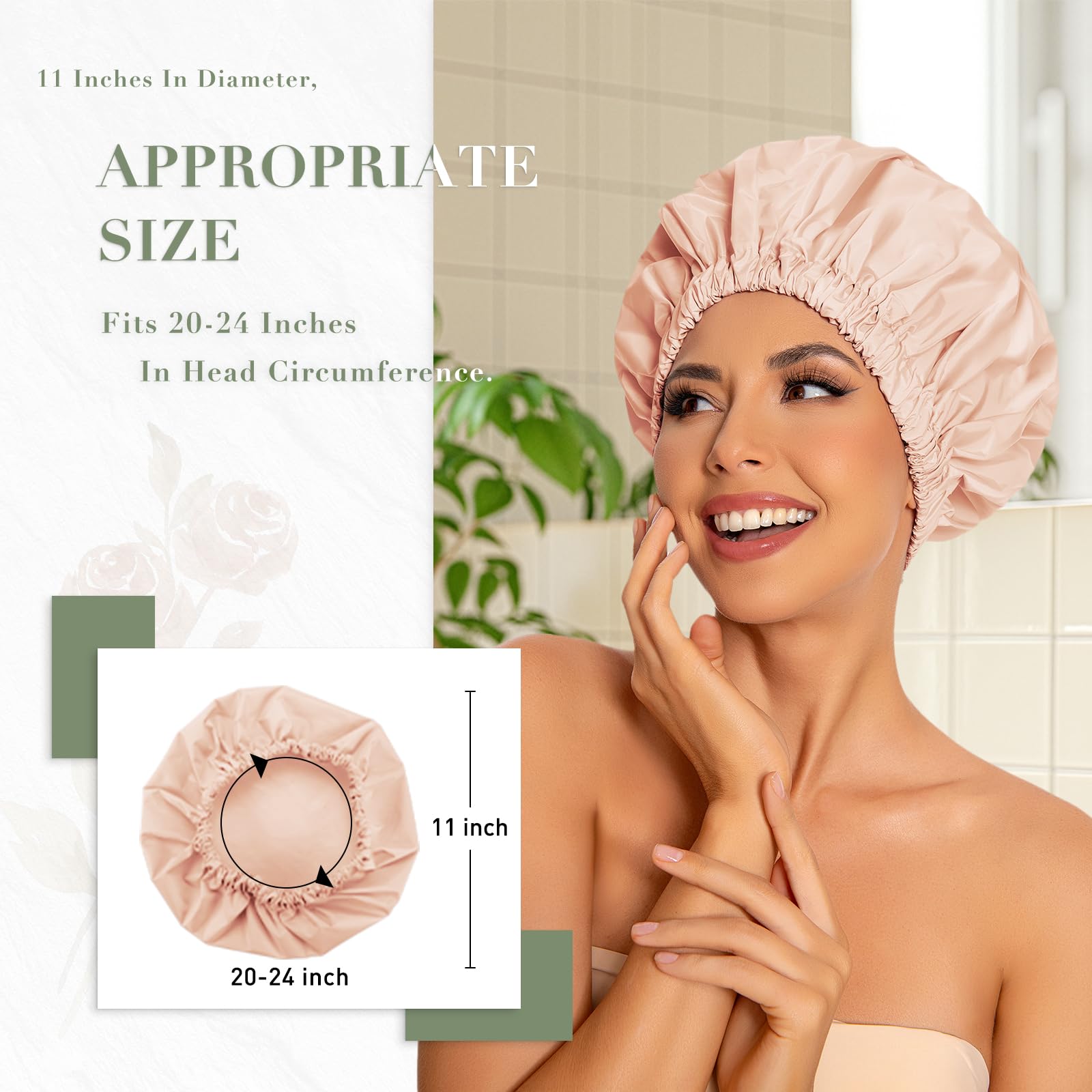 Gorro Edoneery con ajuste elástico duradero para evitar deslizamientos.