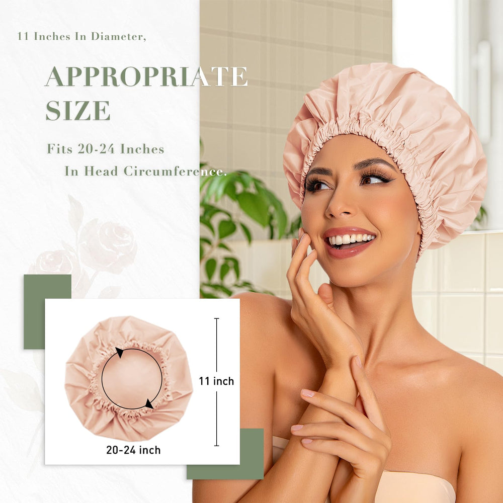 Gorro impermeable Edoneery protege contra salpicaduras durante la ducha