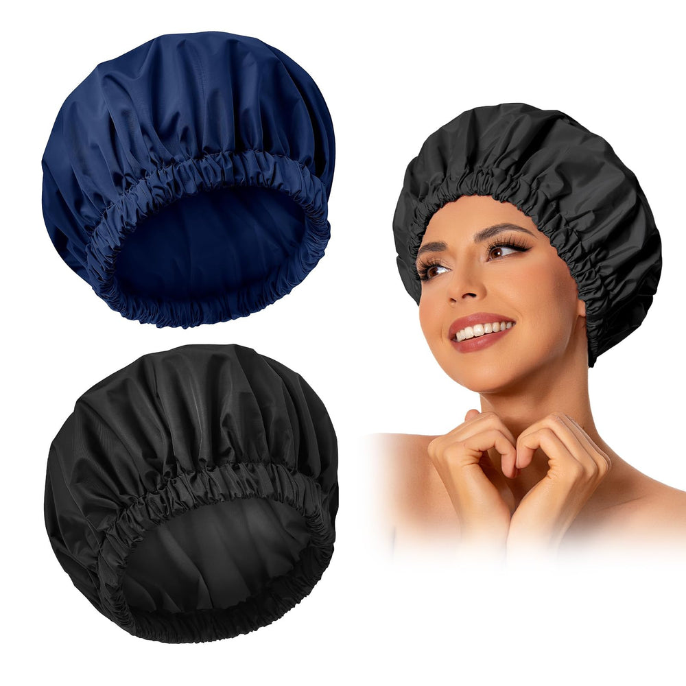 Gorro Edoneery impermeable para cabello largo, mantiene el cabello seco.