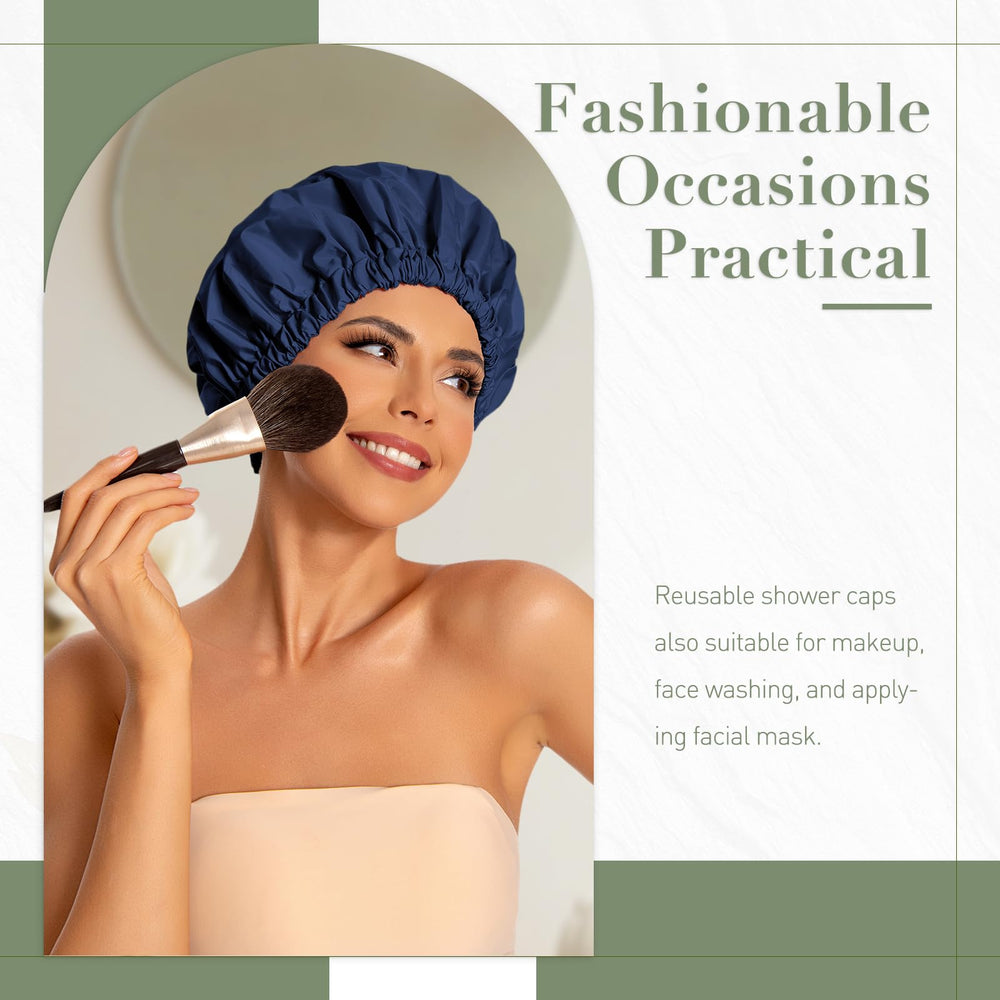 Gorro Edoneery lavable con banda elástica, ajuste seguro para cualquier cabeza.