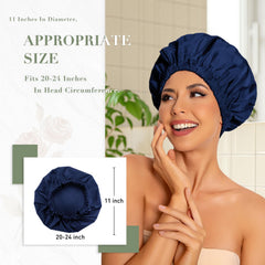 Interior impermeable Edoneery, protege el cabello del agua durante la ducha.