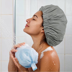 Gorro de ducha multifuncional Edoneery para spa, maquillaje y cuidado facial.