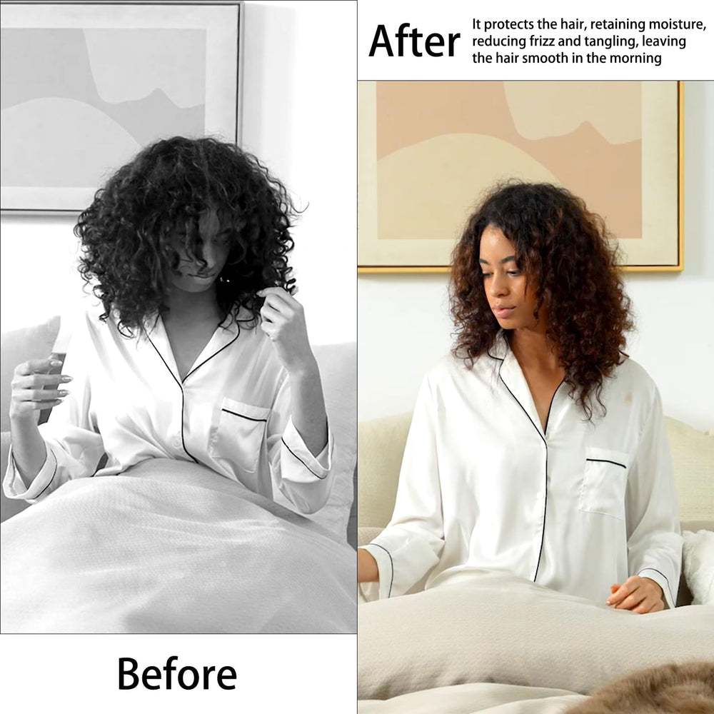 Cuidado del cabello con Bonete Edoneery: reduce enredos y fricción.