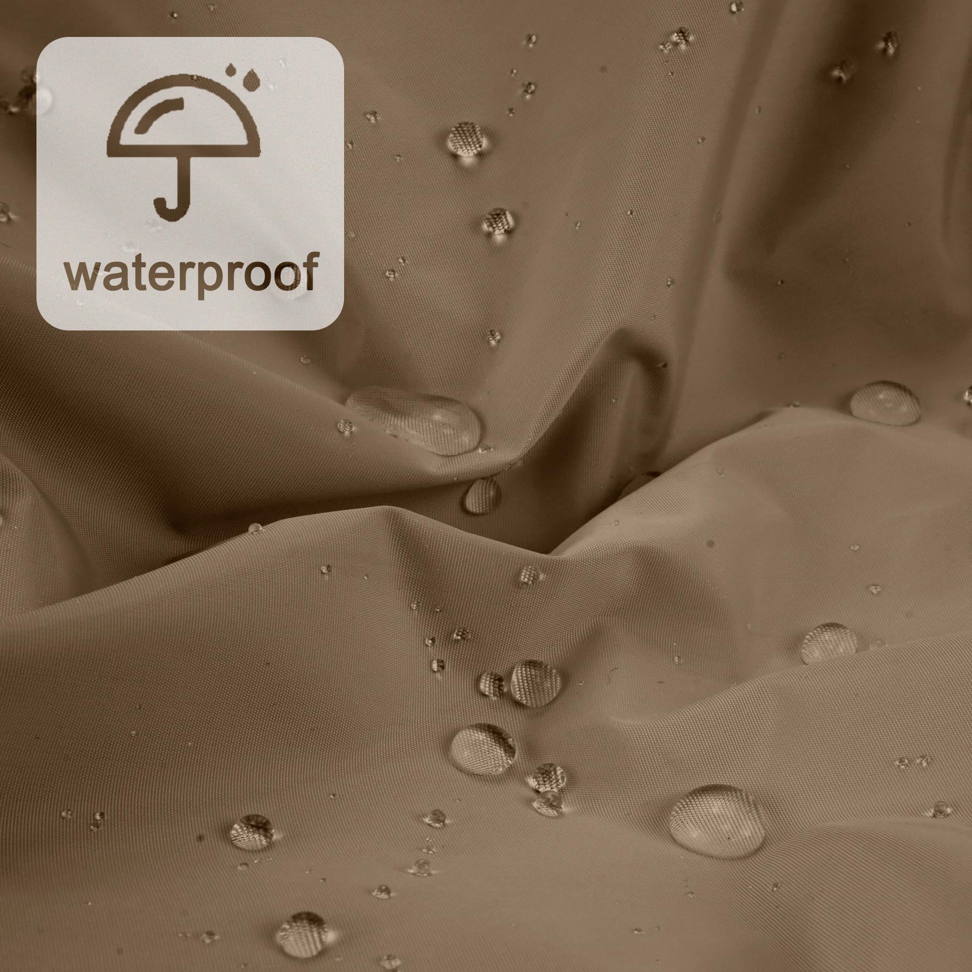 Edoneery durable cap securely fits to prevent slipping during showers
