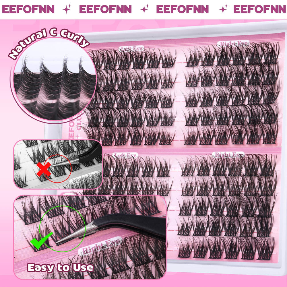 Eefofnn daily use, party glam, and travel-ready lash option