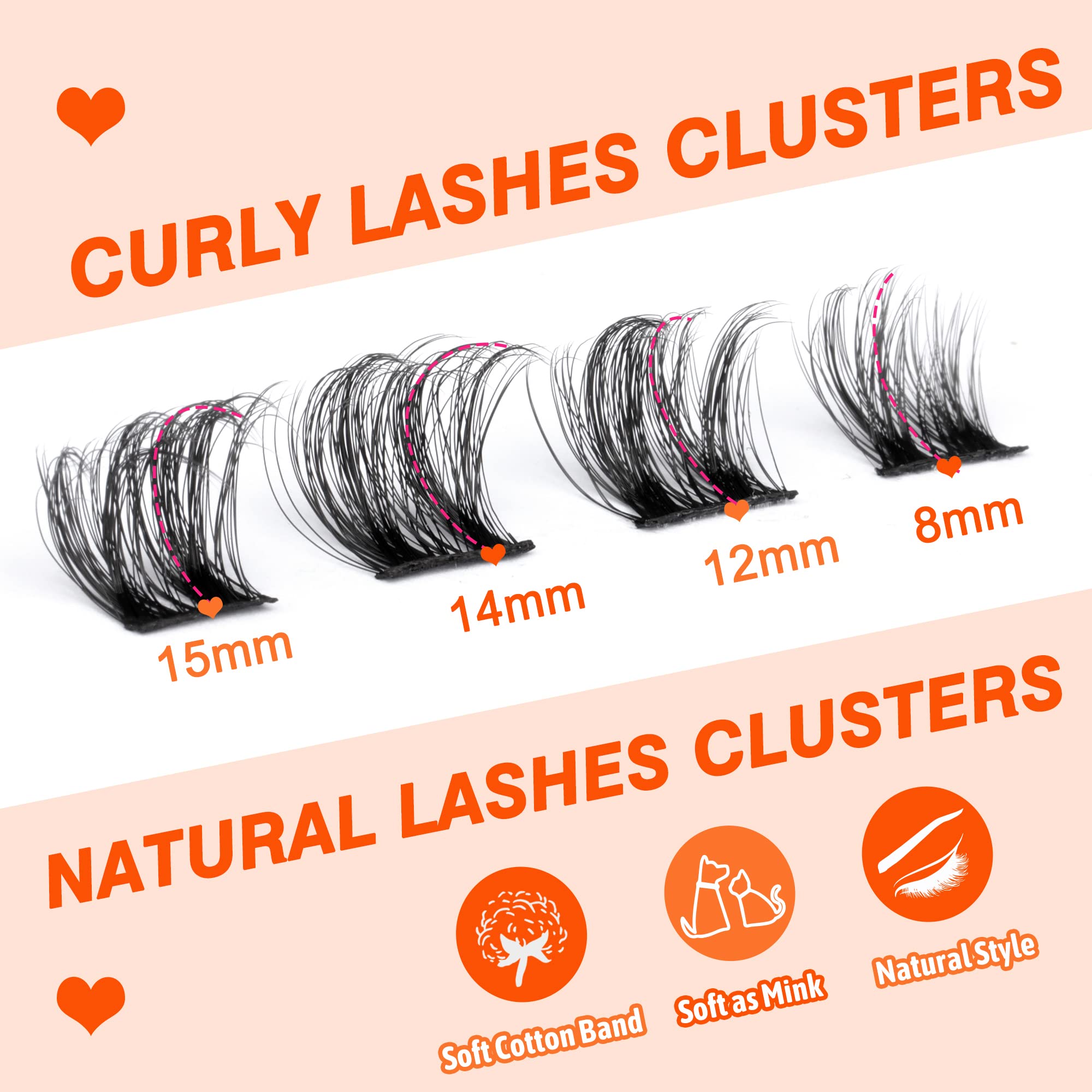 Eefofnn DIY lash application step image showing easy placement