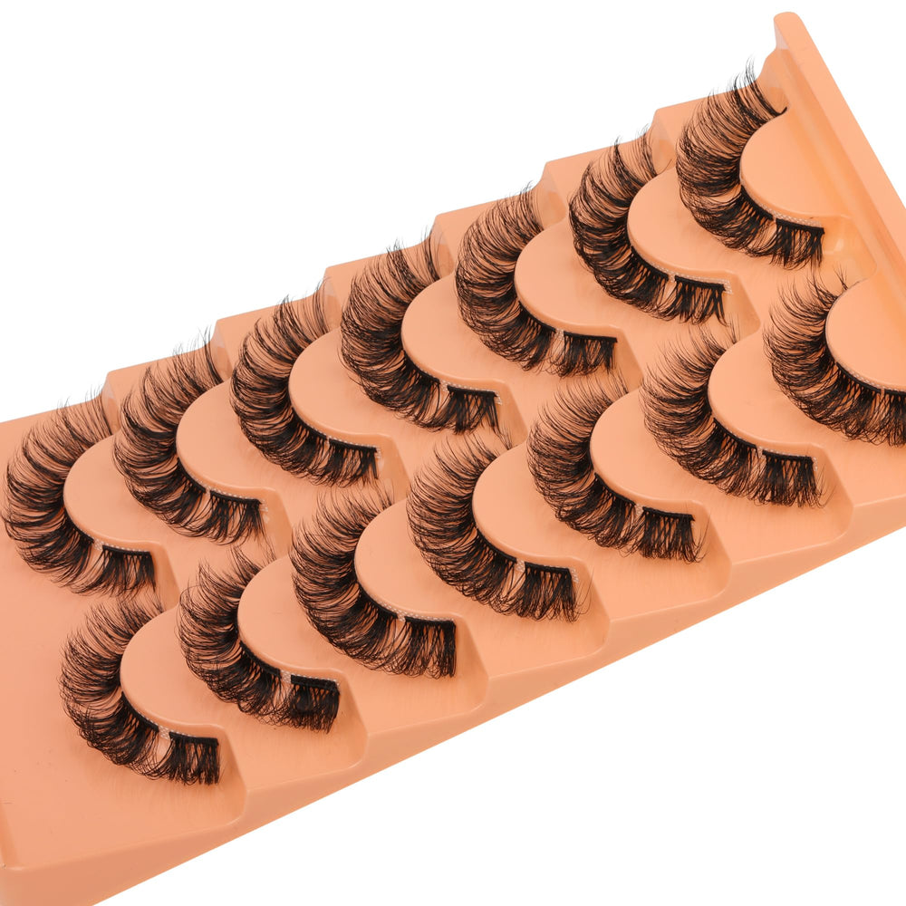 Eefofnn fluffy curl detail enhances natural lift and outer corner emphasis