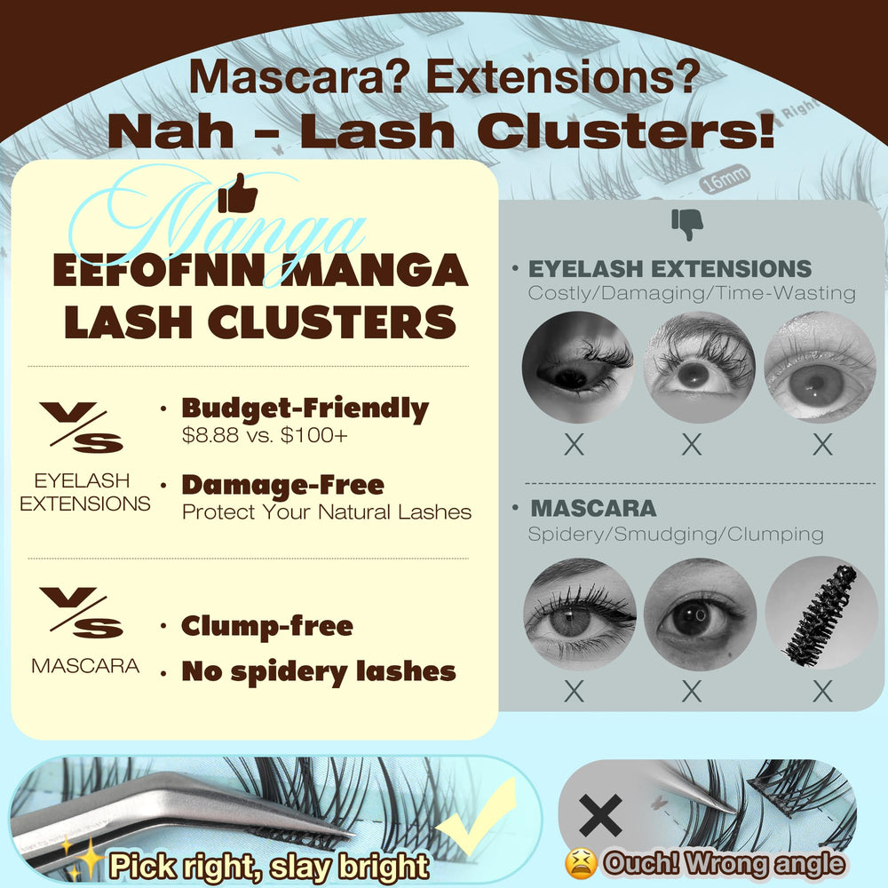 Eefofnn close up fox eye lashes showcase dramatic, camera ready detail