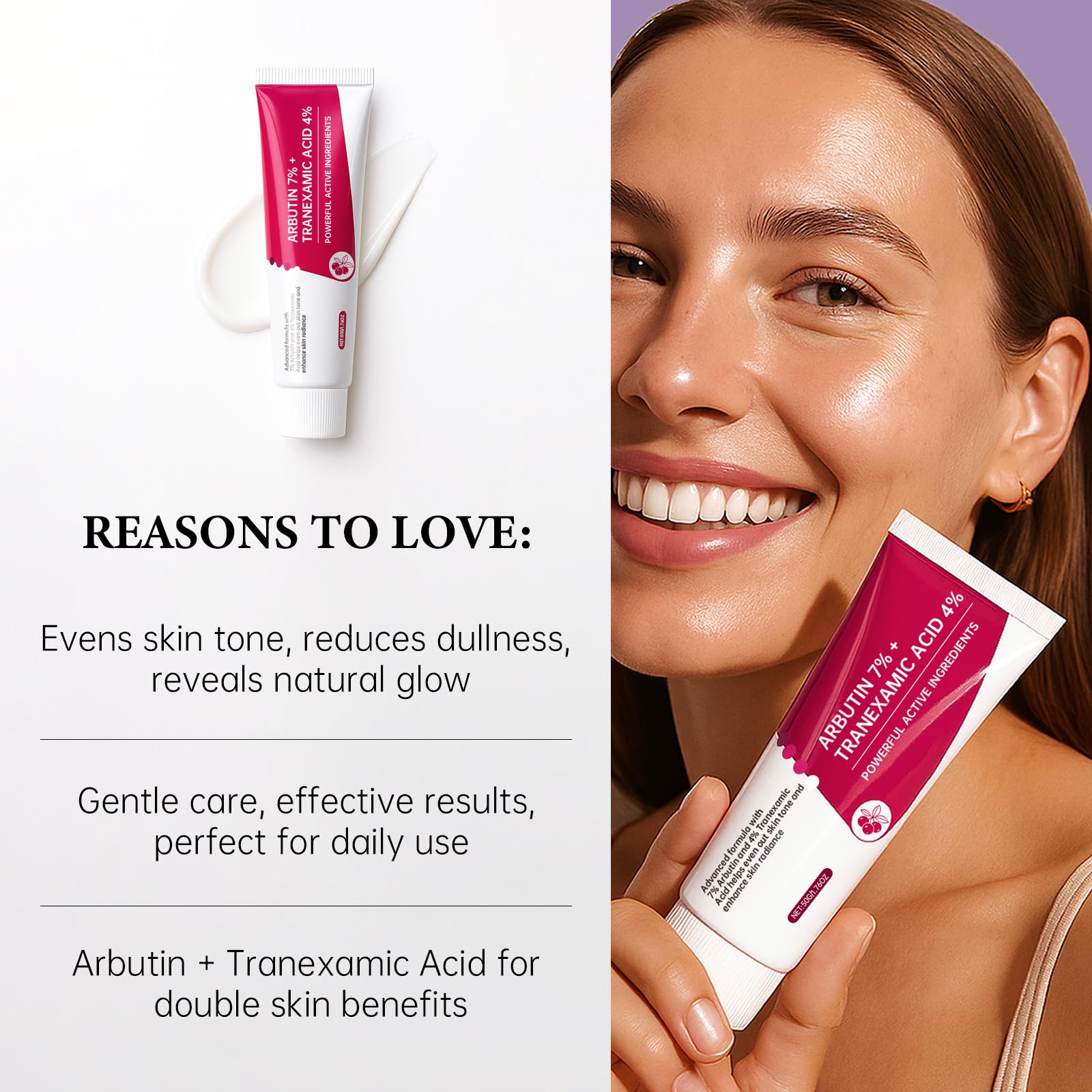 Envase de 52 ml de crema EELHOE para rutina diaria.