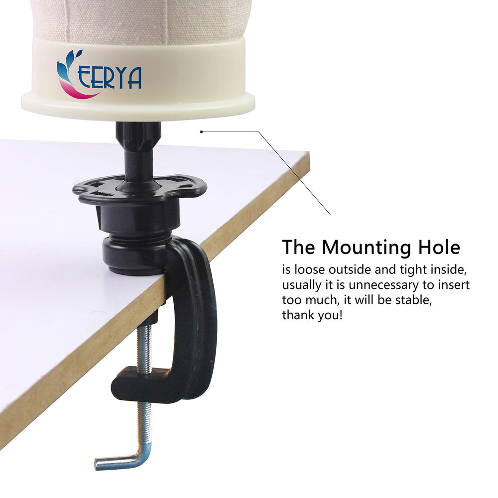 EERYA canvas block head 22-inch includes C needles for fastening.