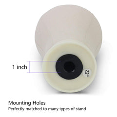 EERYA canvas block head 22-inch with mount hole for stands.