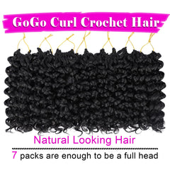 Texture close-up of EERYA GoGo Curl for soft, skin-friendly fibers