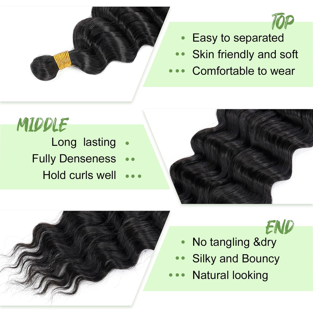 EERYA knotless box braids look 18in with crochet styling options.