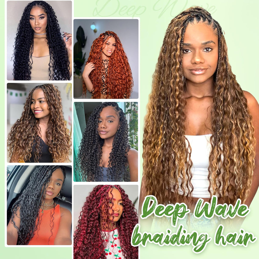 EERYA multi-color 18in crochet hair for customizable styles.