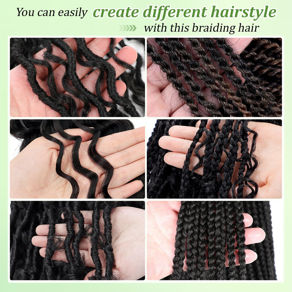 EERYA soft-sheen crochet hair 18in adds smooth texture and bounce.