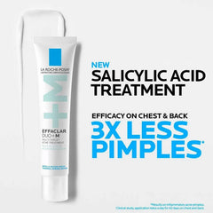 La Roche-Posay Effaclar gel-cream texture highlights hydrating, matte finish suitable for oily or combination skin.