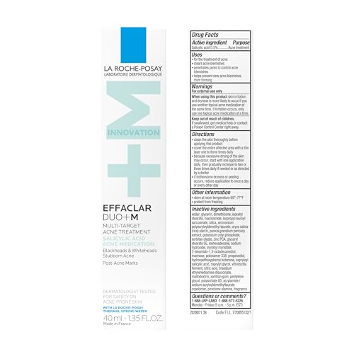 La Roche-Posay Effaclar hydrating gel-cream finish shows non-greasy feel suitable for teens and adults.