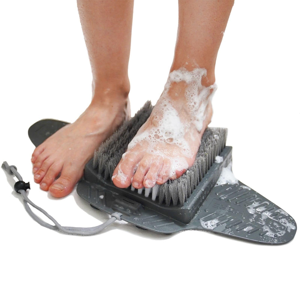 Efforest alfombra exfoliante para pies con cerdas firmes para limpieza profunda.