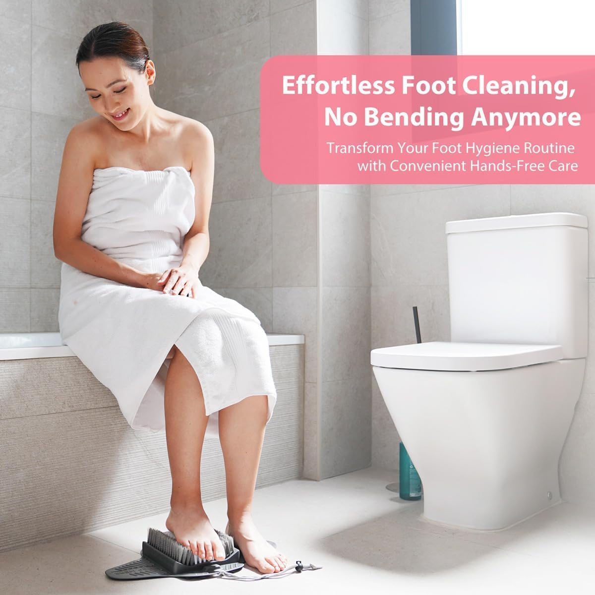 Efforest cerdas duraderas ofrecen exfoliación equilibrada para pies.
