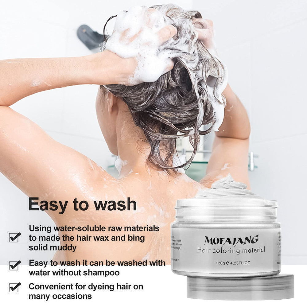 At home styling with EFLY White Wax for everyday styling